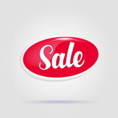 Special offer isolated sale tag red