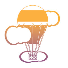 hot air balloon icon