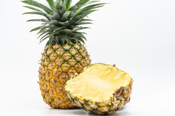 Fototapeta na wymiar Pineapple slice