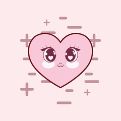 kawaii heart icon