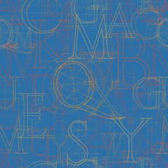 font seamless 02 colorblue