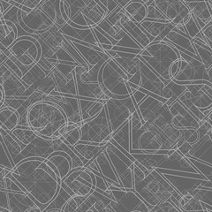 font seamless 03 gray