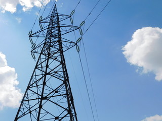 electricity, power, energy, tower, sky