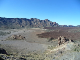 Blick auf den Teide und seine Umgebung