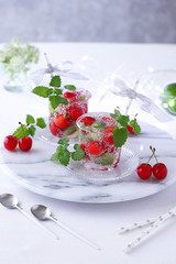 さくらんぼサイダーゼリー