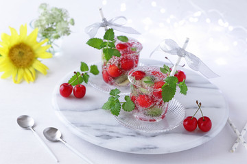 さくらんぼサイダーゼリー