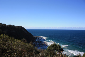 Coastline south of Sydney, near Sea Cliff Bridge