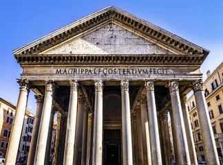 Rzymski Panteon - obrazy, fototapety, plakaty