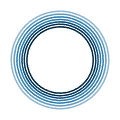 Blue circles frame