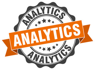 analytics stamp. sign. seal