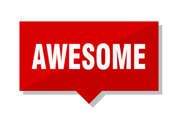 awesome red tag