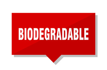 biodegradable red tag