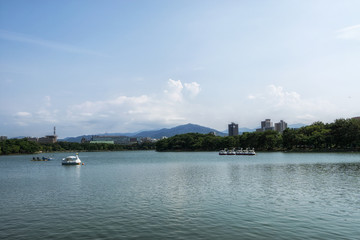 Obraz premium ohori park pond