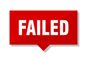 failed red tag