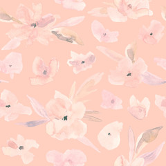 Flower seamless pattern.