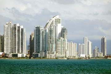 Fototapeta na wymiar Panama Skyline