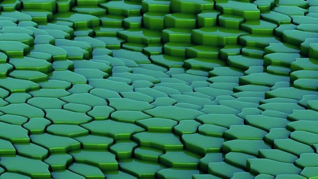 Abstract Surface Wave, 3d Animation 4k