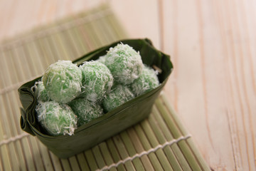 indonesian traditional culinary. klepon