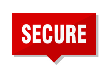secure red tag