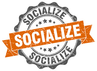 socialize stamp. sign. seal
