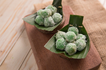 indonesian traditional culinary. klepon