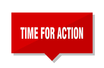 time for action red tag