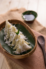 delicious lupis traditional indonesian culinary