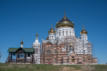 Fototapeta na wymiar Orthodox Church Under Renovation Process