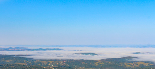 Mirante do Parque Estadual Serra do Rola Moça, Minas Gerais, Brasil