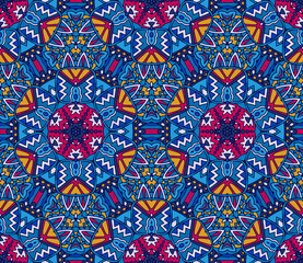 Tribal vintage abstract geometric ethnic seamless pattern ornamental