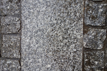 A old rough pattern in an Albi street