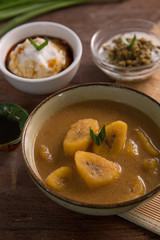 kolak pisang bubur sumsum dan kacang hijau