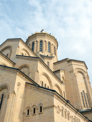 Architectural detail of Sameba cathedral, Tbilisi, Georgia