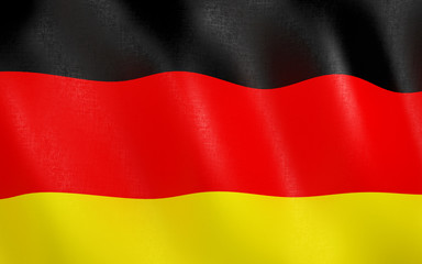 3D Flag of Germany.