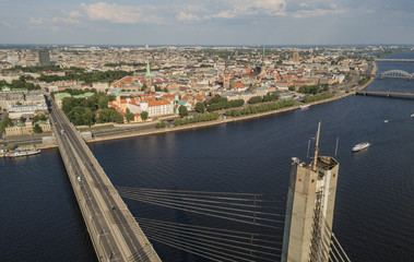Obraz premium Cityscape of Riga