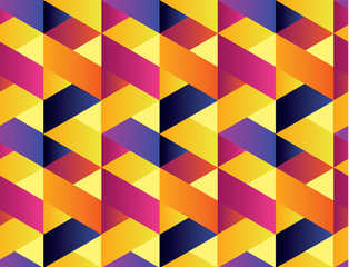 Geometry colorful abstract seamless pattern