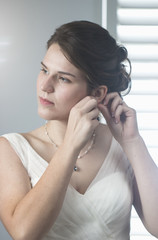 Young Bride Preparing For Her Wedding Day