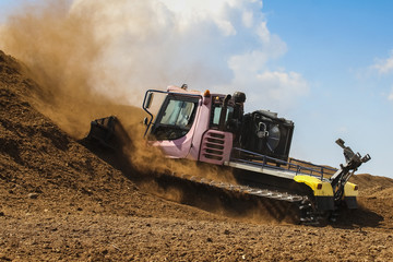 Special machine for peat extraction