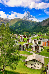 The town of Zermatt