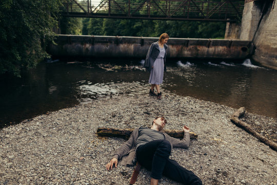 Man on the ground