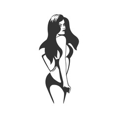 Sexy woman silhouettes