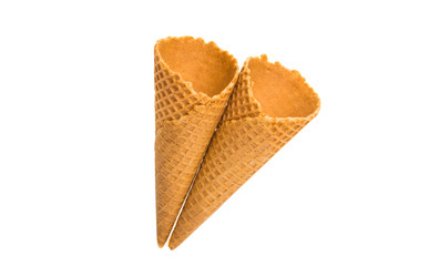 waffle cup isolated