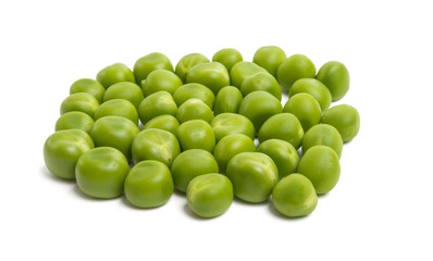 green peas isolated