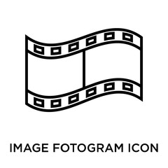 Fototapeta na wymiar image fotogram icon on white background. Modern icons vector illustration. Trendy image fotogram icons