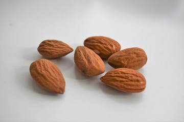 almonds close up shot
