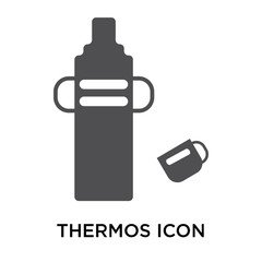 thermos icon on white background. Modern icons vector illustration. Trendy thermos icons