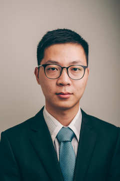 real Asian man portrait