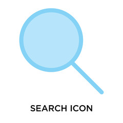 search icon isolated on white background. Simple and editable search icons. Modern icon vector illustration.