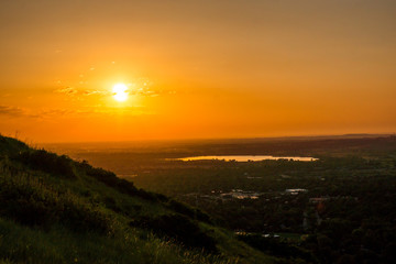 Sunrise in Colorado's plains
