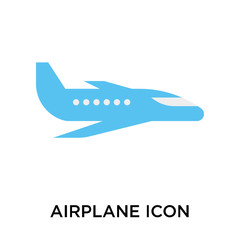 airplane icon isolated on white background. Simple and editable airplane icons. Modern icon vector illustration.
